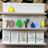 Ewiger Kalender mit Tagesablauf Vorteilsset - besonderlich.de -ewiger Kalender Kinder