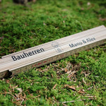 Zollstock für Bauherren personalisiert (Druck) - besonderlich.de - Einzugsgeschenk