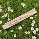 Zollstock Zuhause personalisiert (Druck) - besonderlich.de - Bauherrin