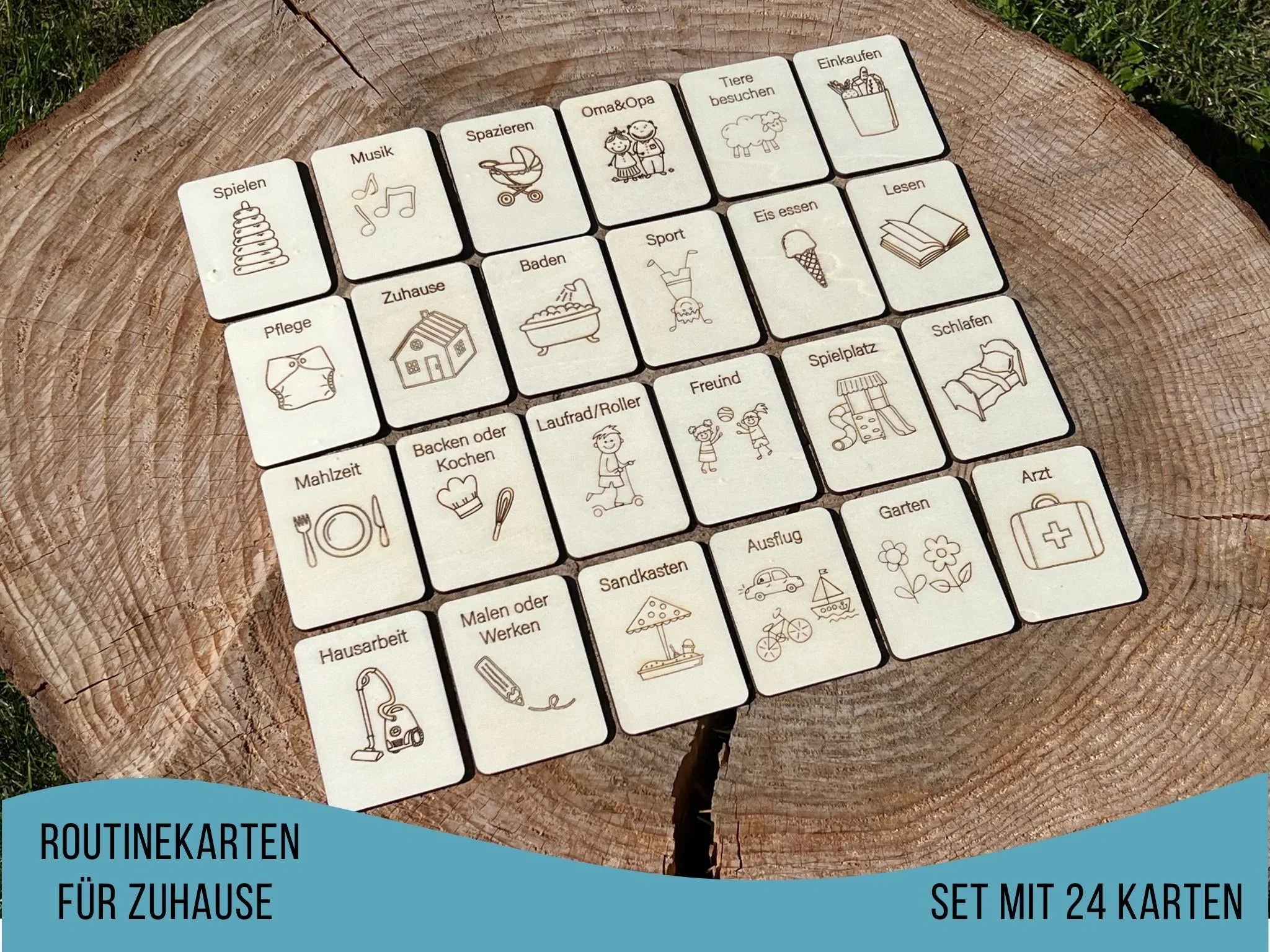 Ewiger Kalender mit Tagesablauf für Kinder - Vorteilsset - besonderlich.de -ewiger Kalender Kinder