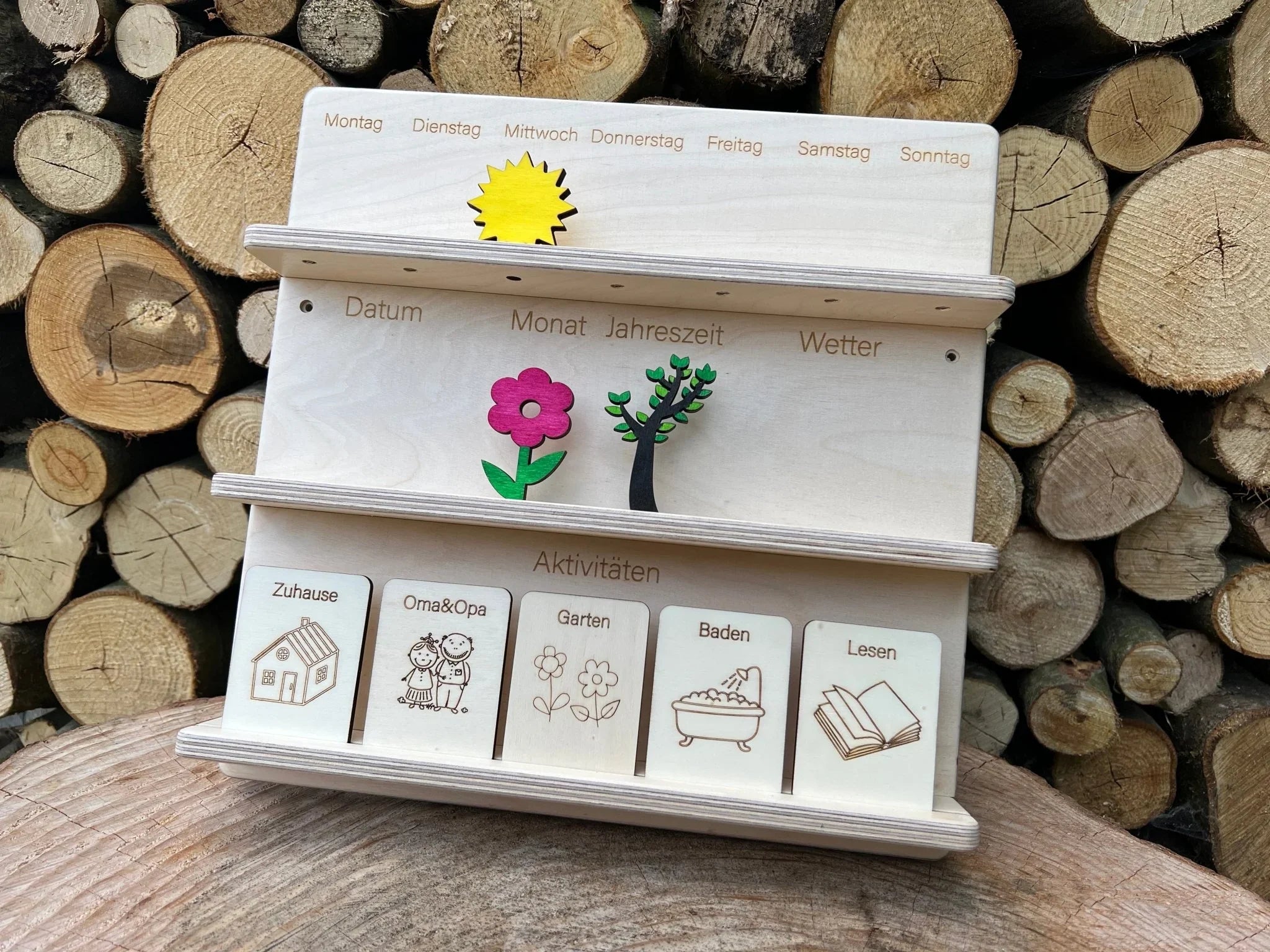 Ewiger Kalender mit Tagesablauf Vorteilsset - besonderlich.de -ewiger Kalender Kinder