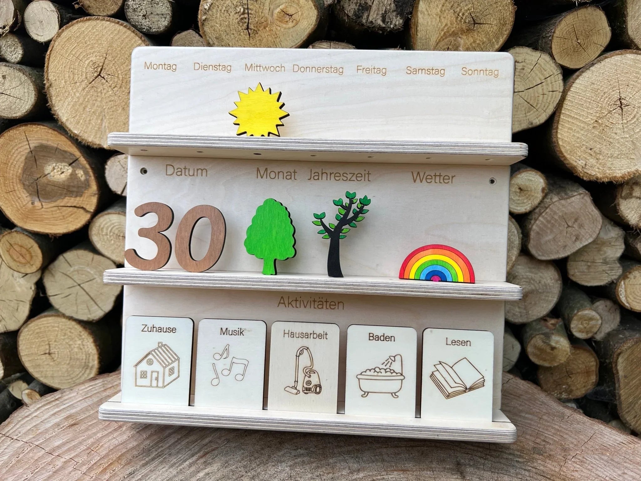 Ewiger Kalender mit Tagesablauf Vorteilsset - besonderlich.de -ewiger Kalender Kinder