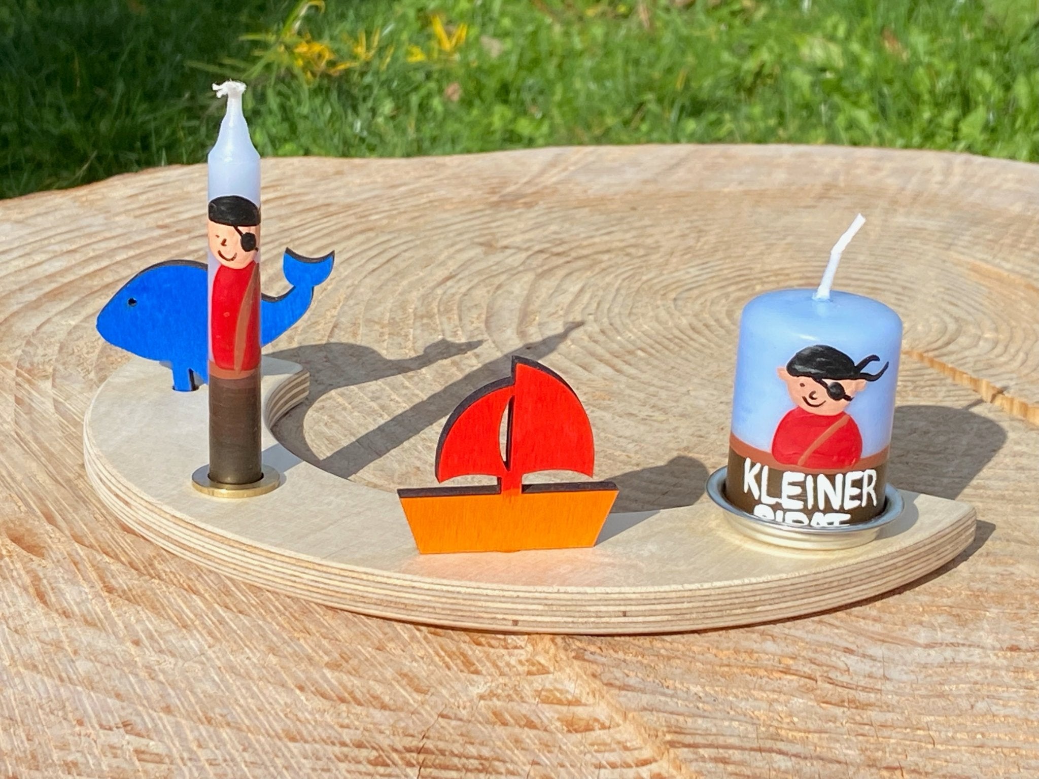Kerze "Kleiner Pirat" - besonderlich.de -Ahrens Geburtstagskerze