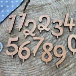 Zahlenstecker „Datum“ - besonderlich.de -filzstecker