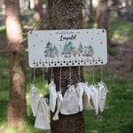 Adventskalender "Waldtiere" mit Namen - besonderlich.de - Adventskalender aus Holz