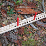 Adventskranz mit Holzkugeln und Kerzen - besonderlich.de - Adventskalender alternative