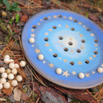 Adventsspirale mit Holzkugeln und Kerzen - besonderlich.de - Adventskalender alternative