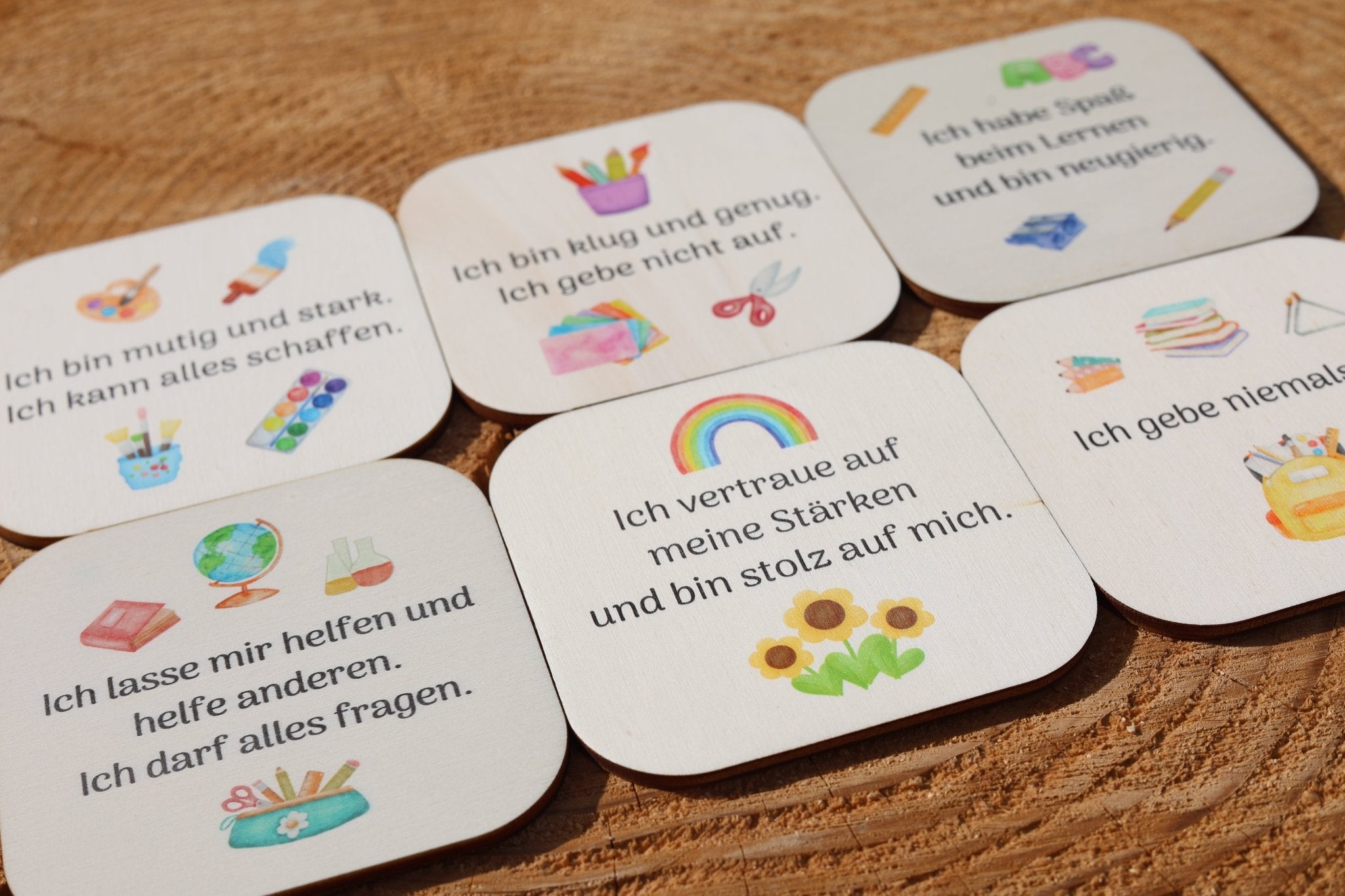 Affirmationskarten für Schulkinder - besonderlich.de - Affirmation