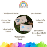 Brettchen Schildkröte personalisiert - besonderlich.de - Babygeschenk