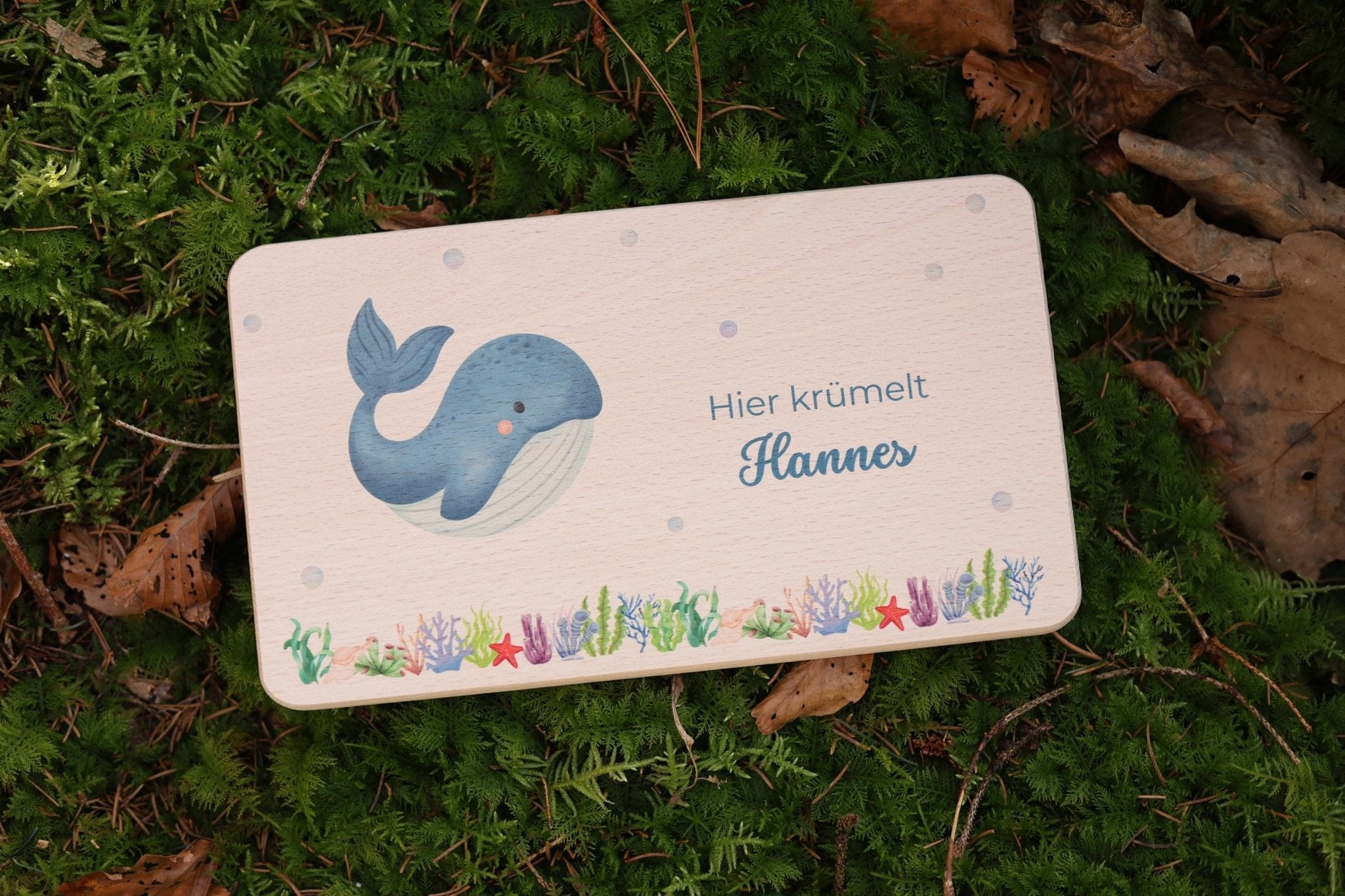 Brettchen Schildkröte personalisiert - besonderlich.de - Babygeschenk