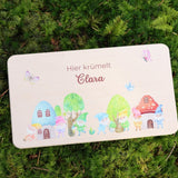 Brettchen Wichtel personalisiert - besonderlich.de - Babygeschenk