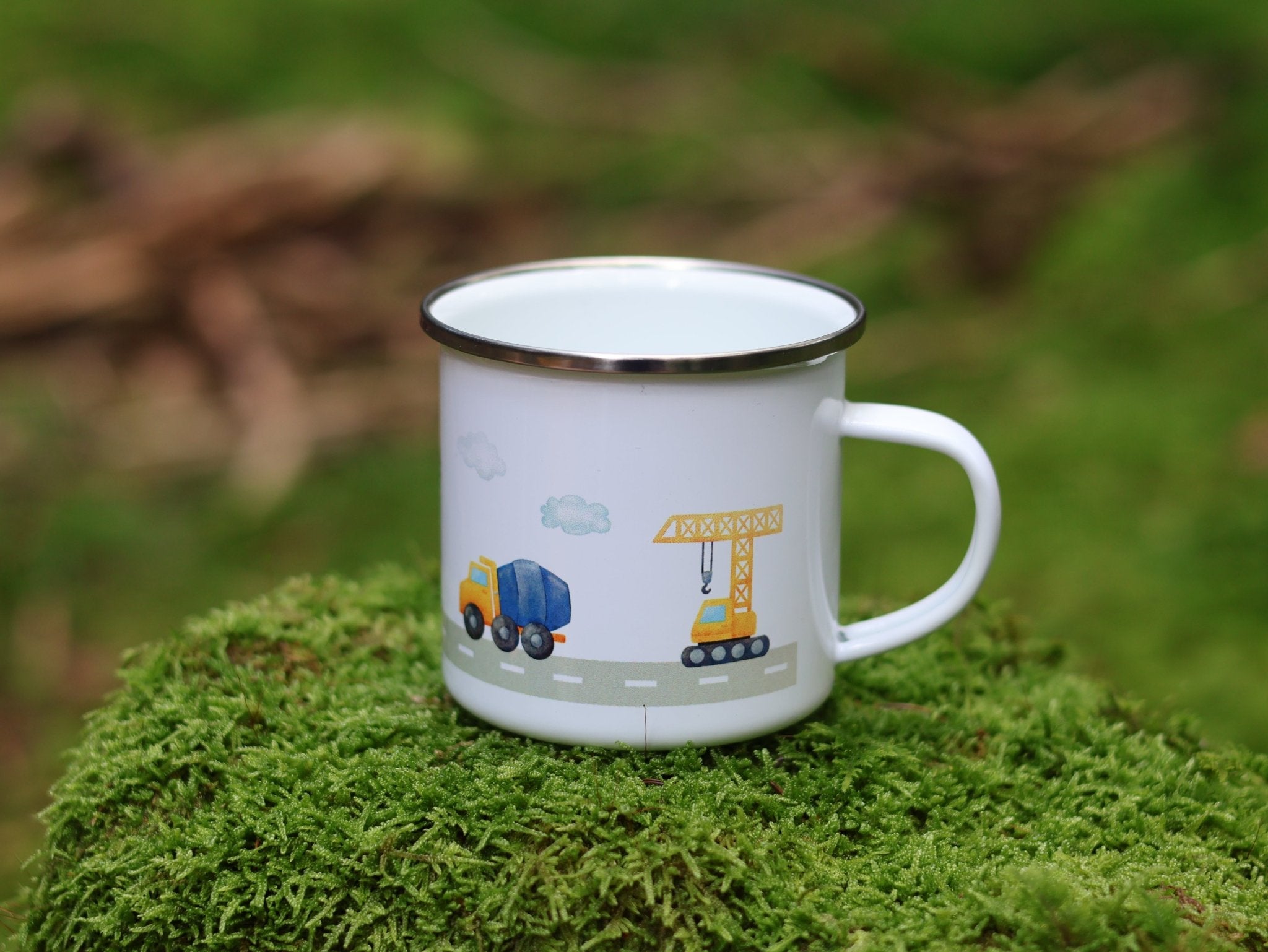 Emailtasse Baustelle personalisiert - besonderlich.de - baby becher