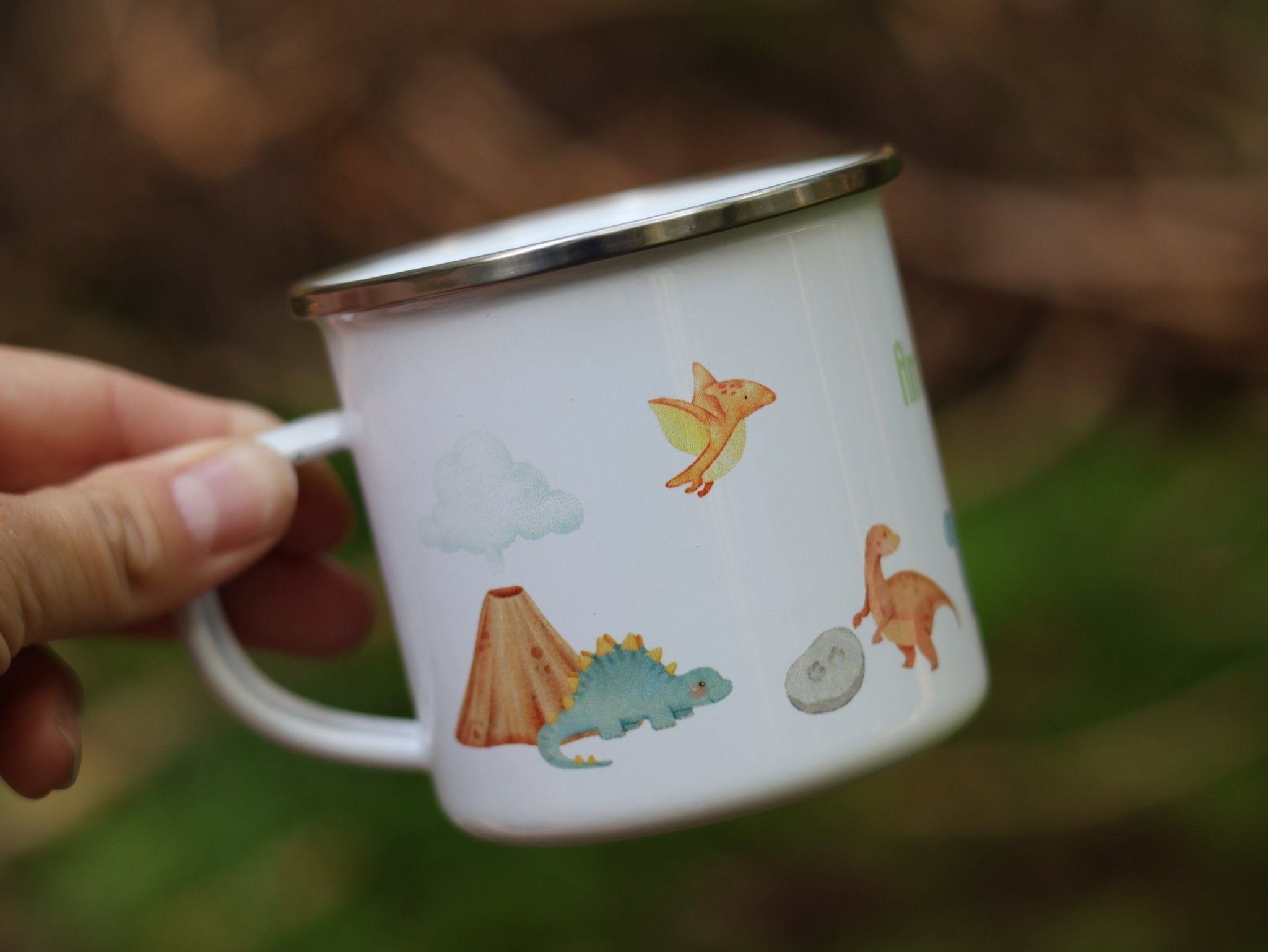 Emailtasse Dinosaurier personalisiert - besonderlich.de - baby becher