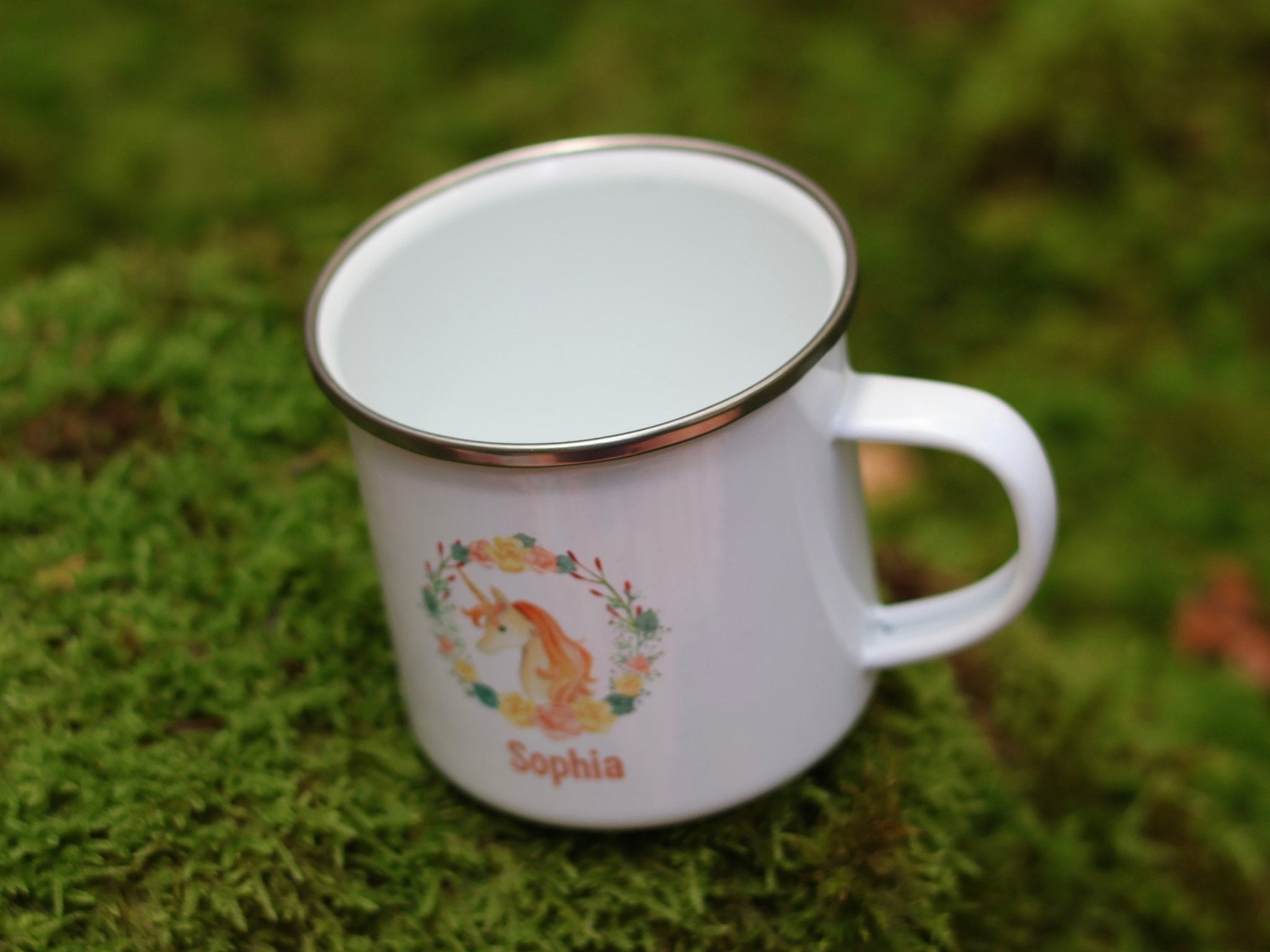 Emailtasse Einhorn personalisiert - besonderlich.de - baby becher