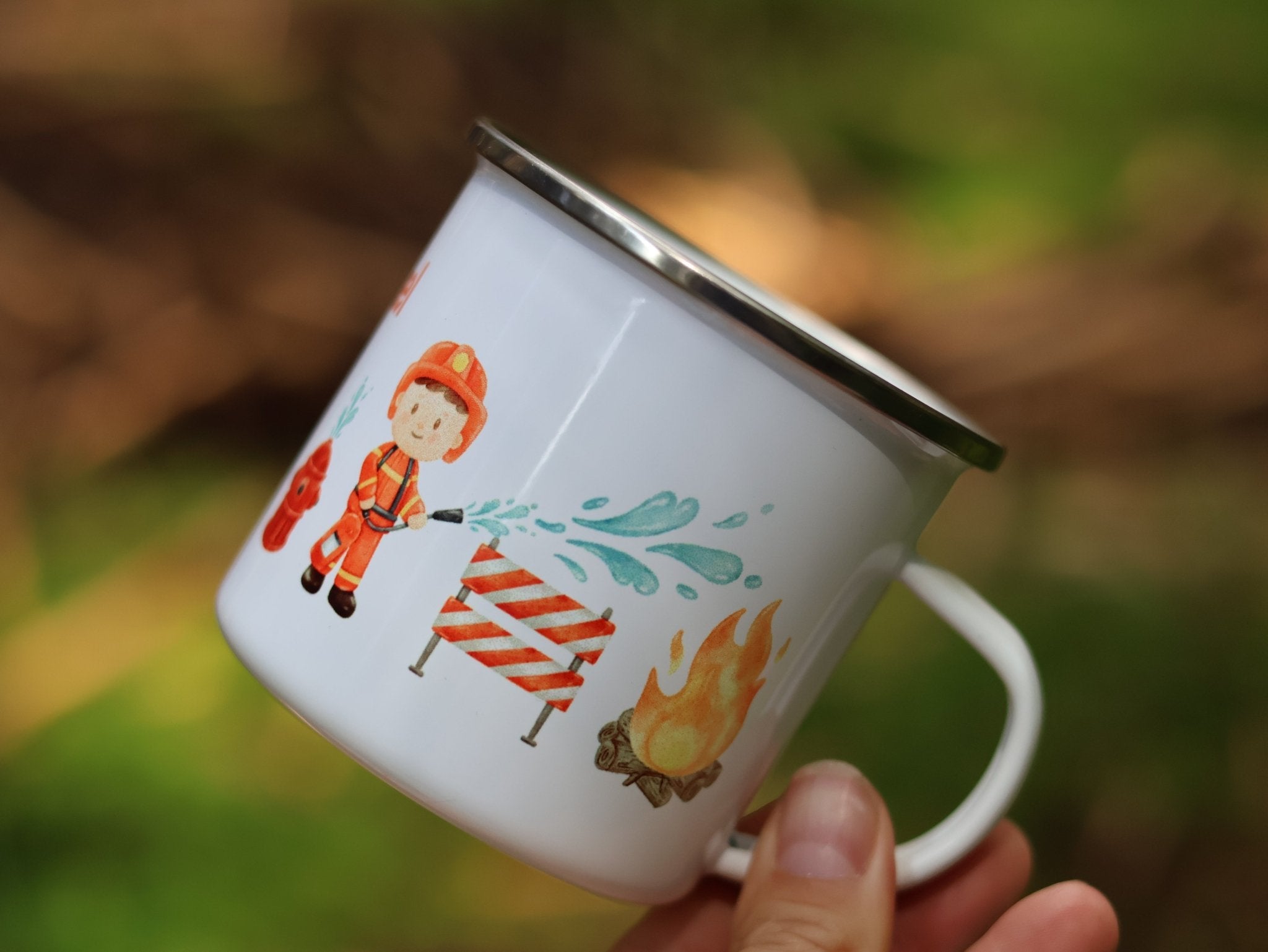 Emailtasse Feuerwehr personalisiert - besonderlich.de - baby becher