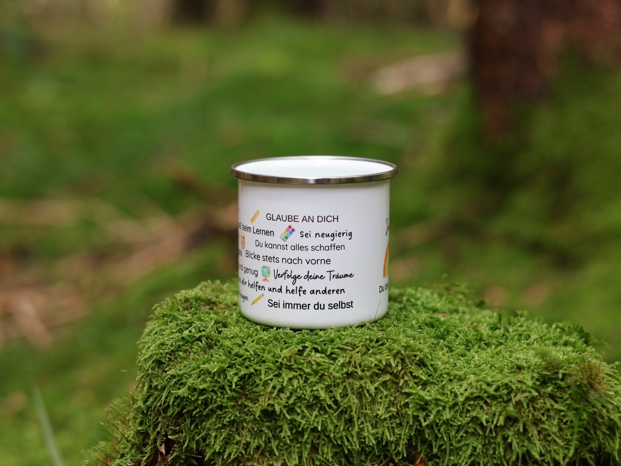 Emailtasse Schulkind mit Affirmation personalisiert - besonderlich.de - Affirmation