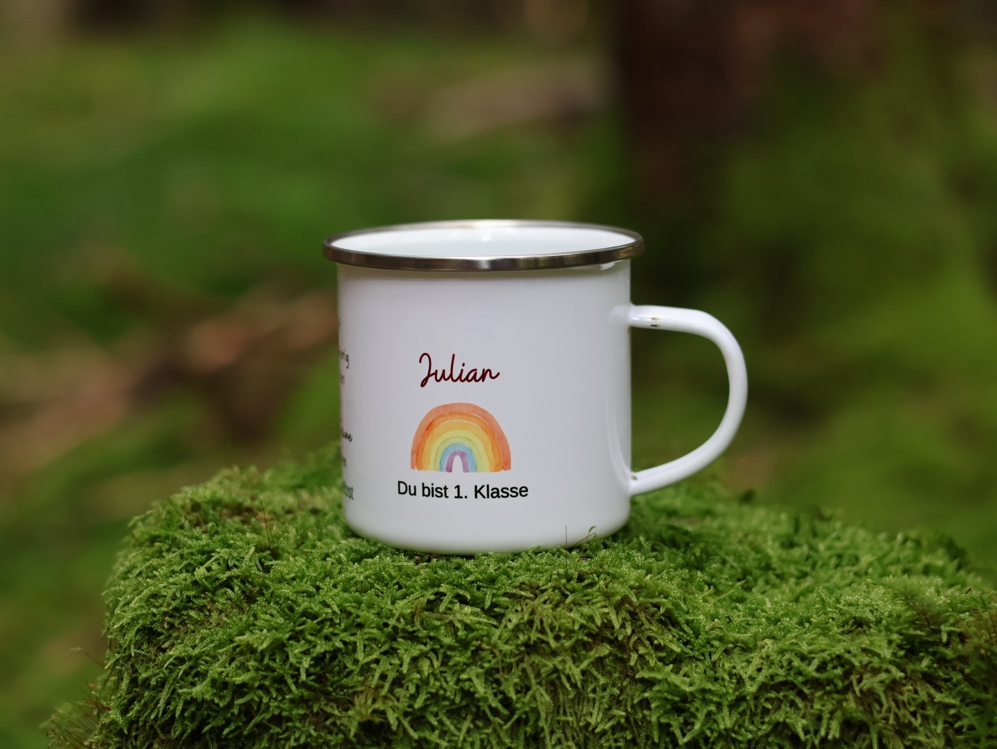 Emailtasse Schulkind mit Affirmation personalisiert - besonderlich.de - Affirmation