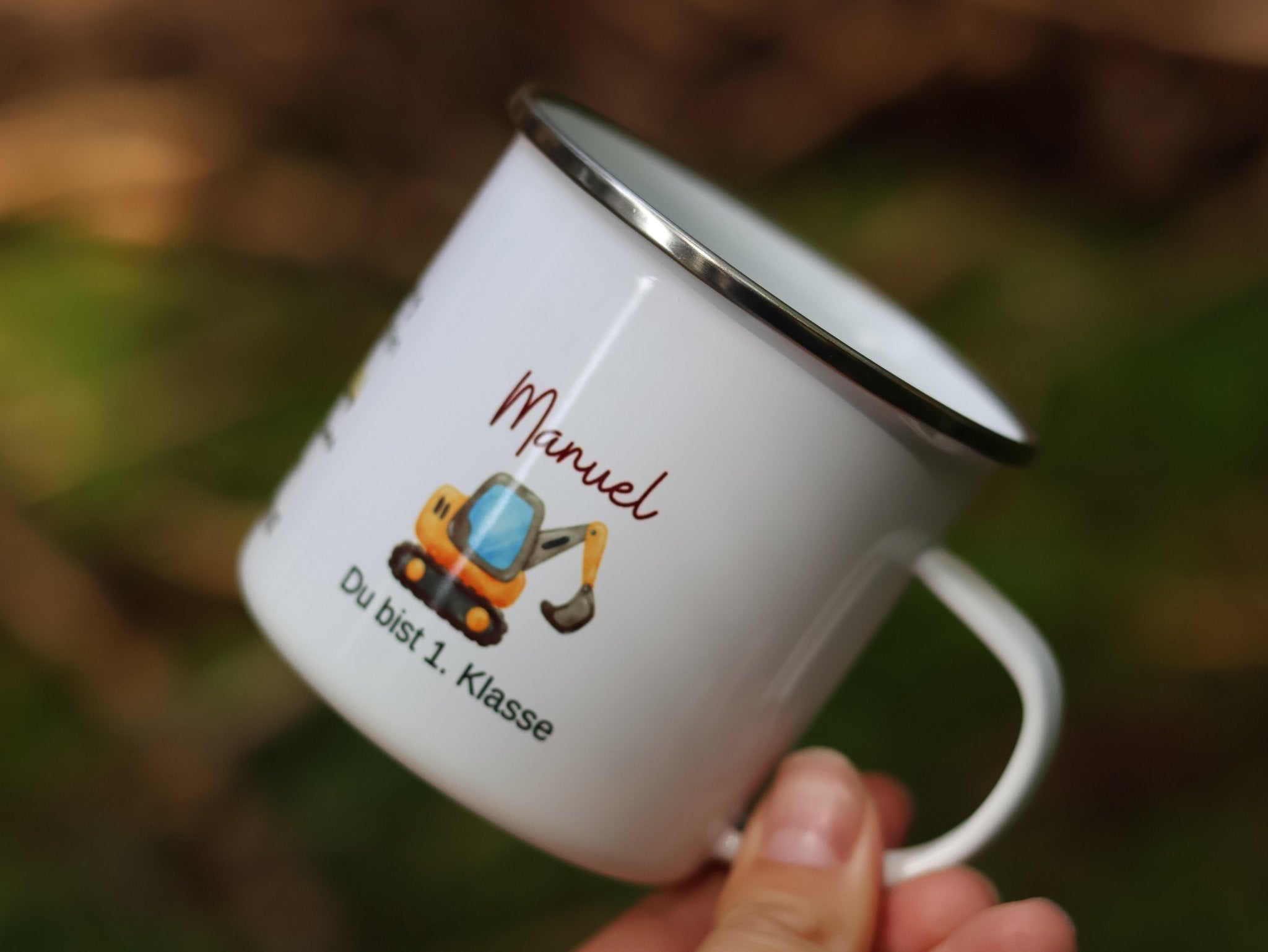 Emailtasse Schulkind mit Affirmation personalisiert - besonderlich.de - Affirmation