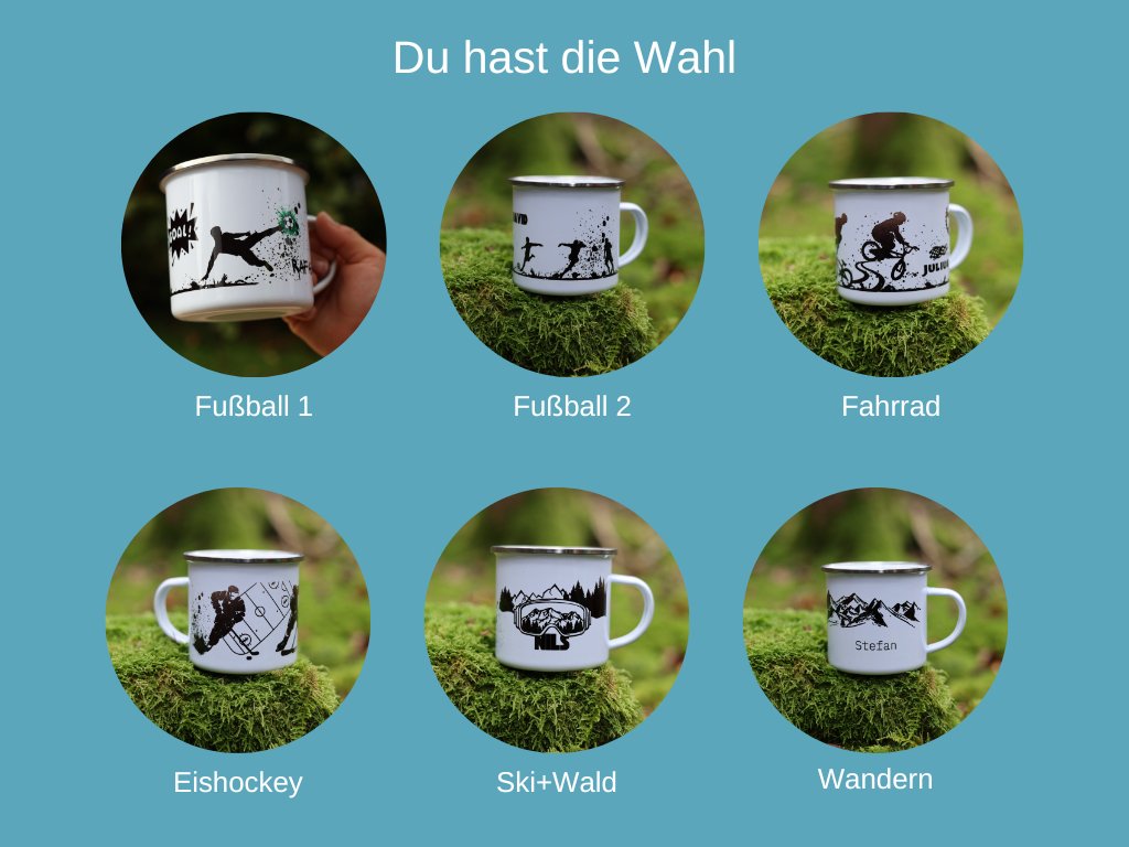 Emailtasse Sport personalisiert - besonderlich.de - becher kinder