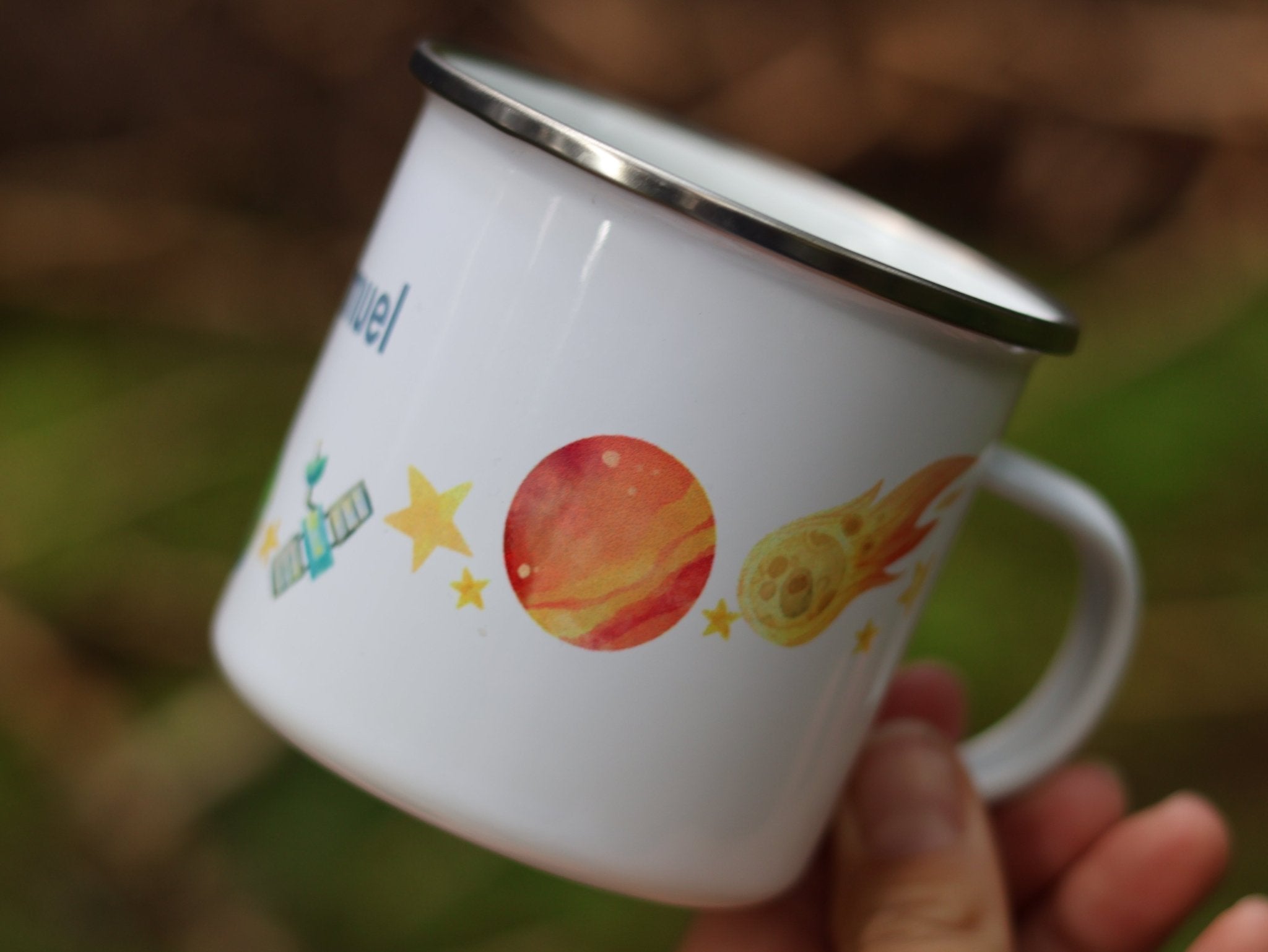 Emailtasse Weltraum personalisiert - besonderlich.de - Astronaut Tasse