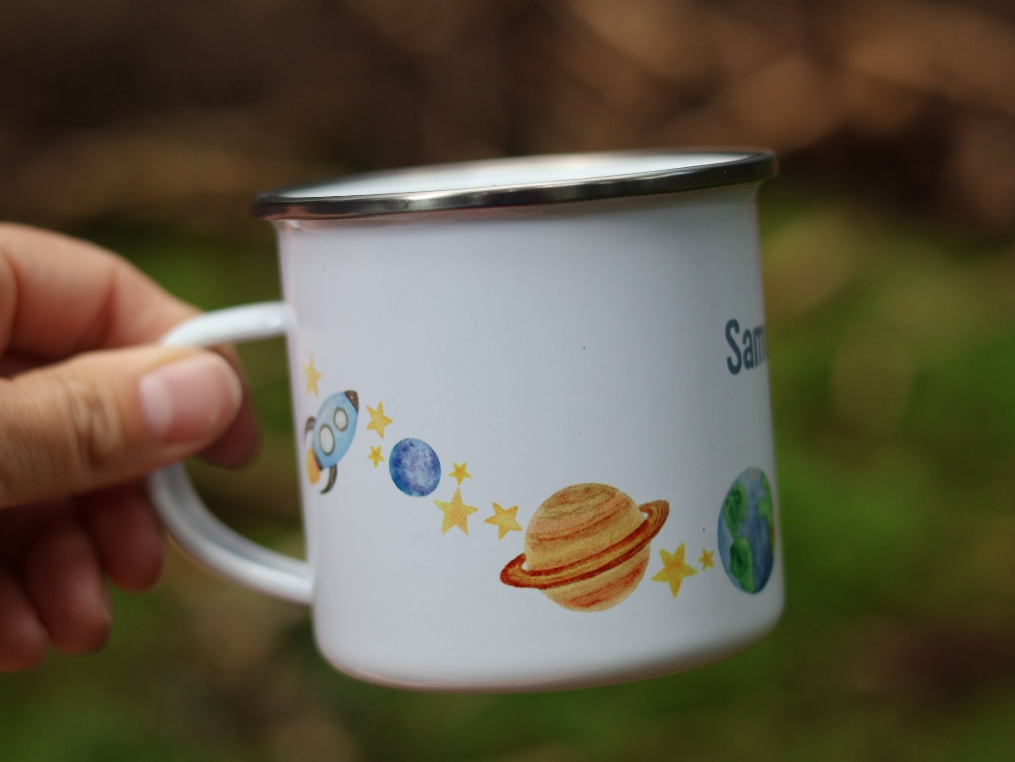 Emailtasse Weltraum personalisiert - besonderlich.de - Astronaut Tasse