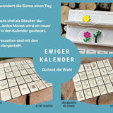 Ewiger Kalender mit Tagesablauf für Kinder - Vorteilsset - besonderlich.de - ewiger Kalender Kinder