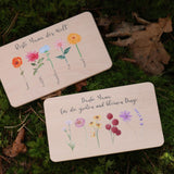 Frühstücksbrettchen Blumenwiese personalisiert - besonderlich.de - Brettchen Mama