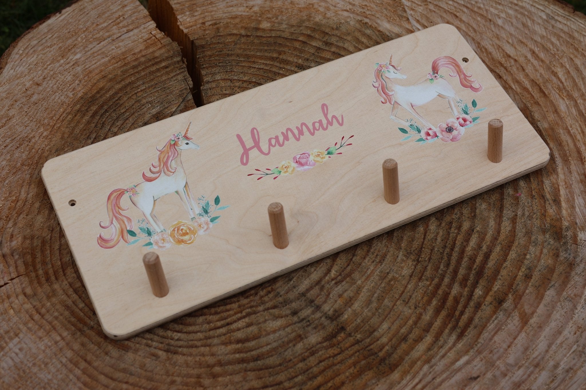 Garderobenleiste Einhorn - besonderlich.de - baby