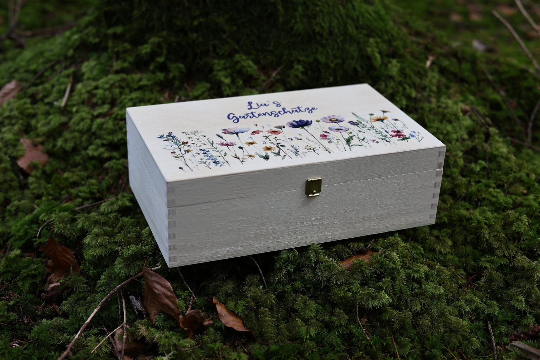 Gartenbox Blumenwiese mit Namen - besonderlich.de - Garten