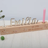 Geburtstagsleiste mit Vase und Kerze - besonderlich.de - Dinosaurier