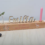 Geburtstagsleiste mit Vase und Kerze - besonderlich.de - Dinosaurier