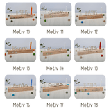 Geburtstagsleiste mit Vase und Kerze - besonderlich.de - Dinosaurier