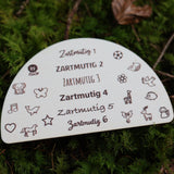 Greiffahrzeug Tröpfchen und Mondfahrt personalisiert - besonderlich.de - educational toys
