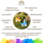 Greiffahrzeug Tröpfchen und Mondfahrt personalisiert - besonderlich.de - educational toys