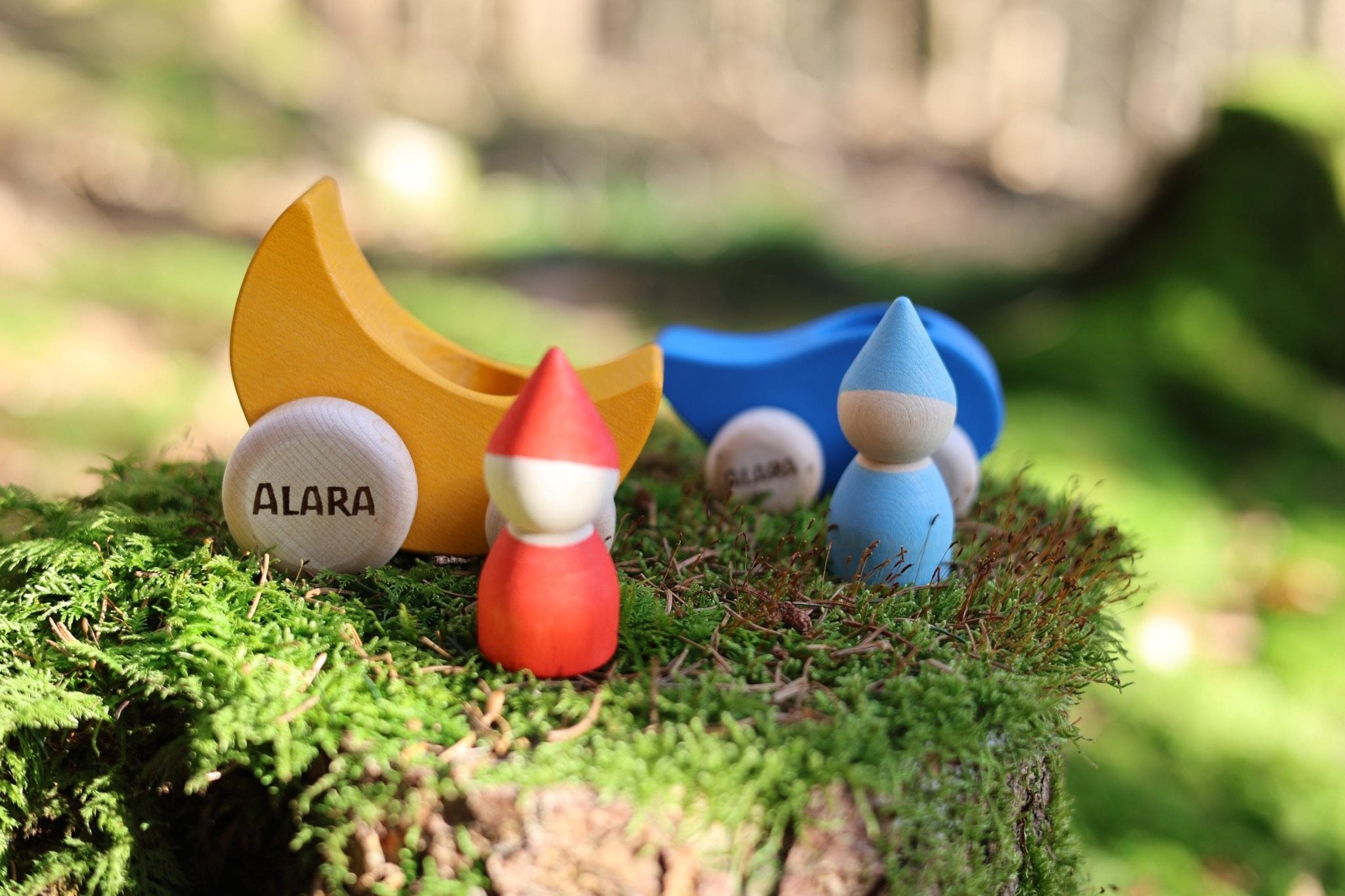 Greiffahrzeug Tröpfchen und Mondfahrt personalisiert - besonderlich.de - educational toys