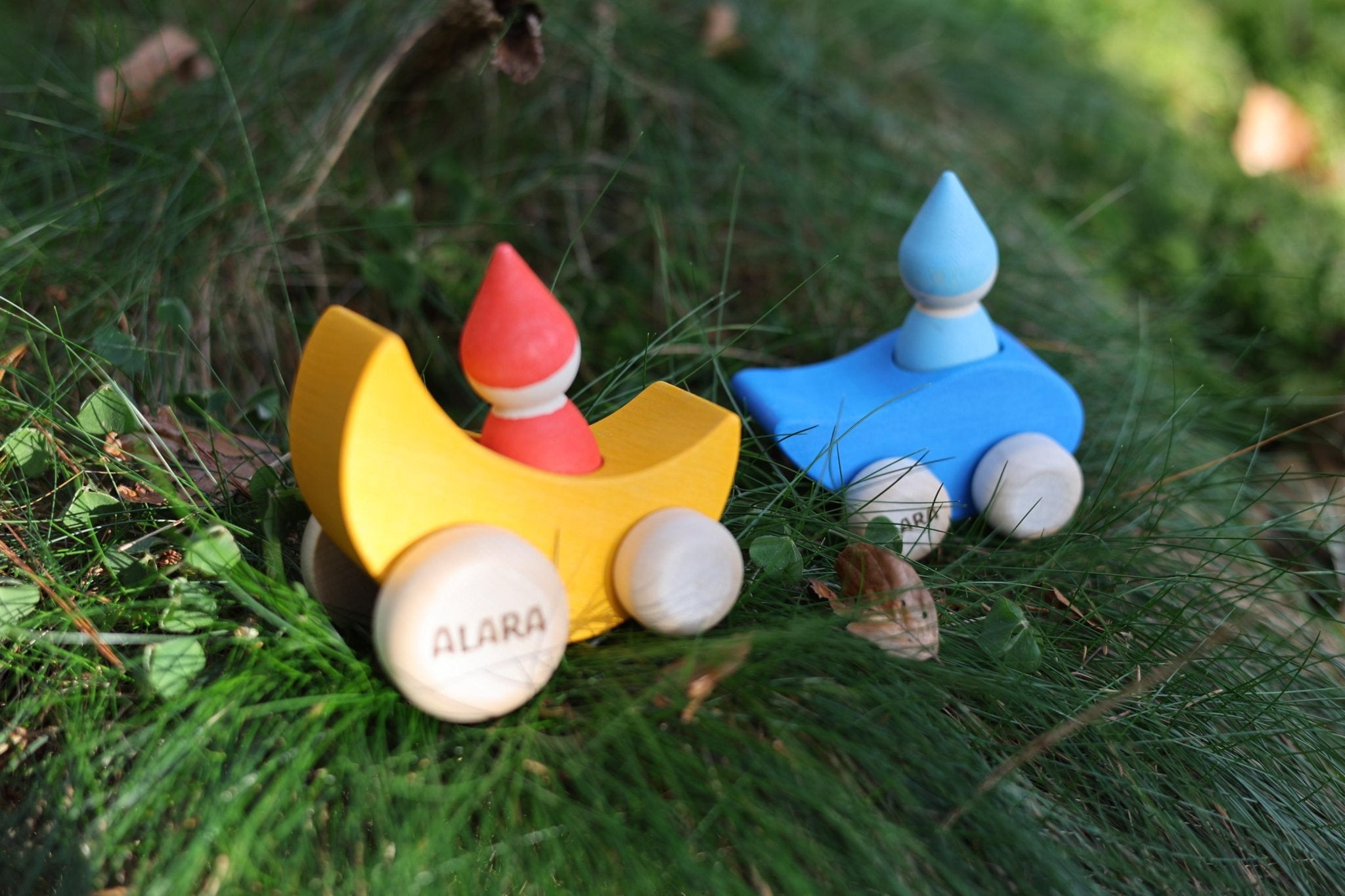 Greiffahrzeug Tröpfchen und Mondfahrt personalisiert - besonderlich.de - educational toys