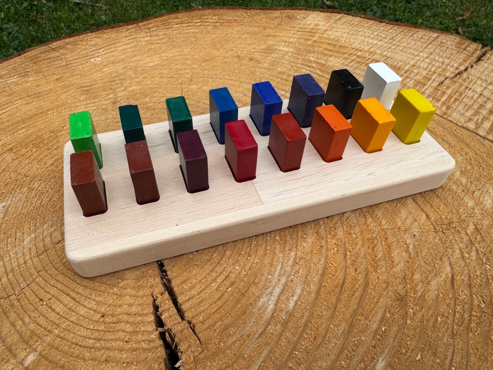 Halter für Stockmar Wachsmalkreiden und - blöcke - besonderlich.de - Abschiedsgeschenk Kindergarten