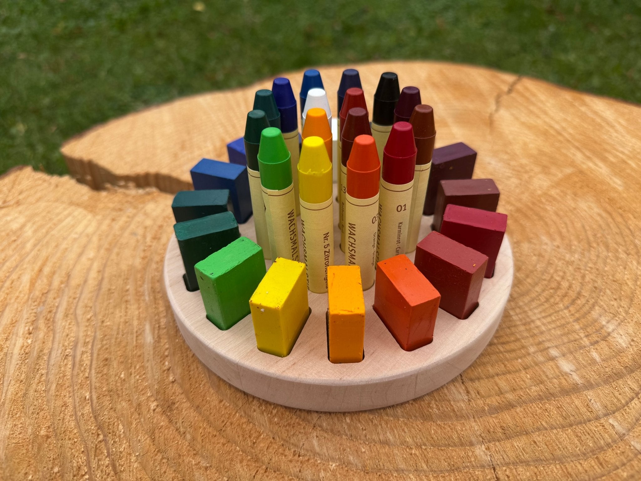 Halter für Stockmar Wachsmalkreiden und - blöcke - besonderlich.de - Abschiedsgeschenk Kindergarten