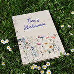 Herbarium Blumenwiese mit Namen - besonderlich.de - Blumen pressen