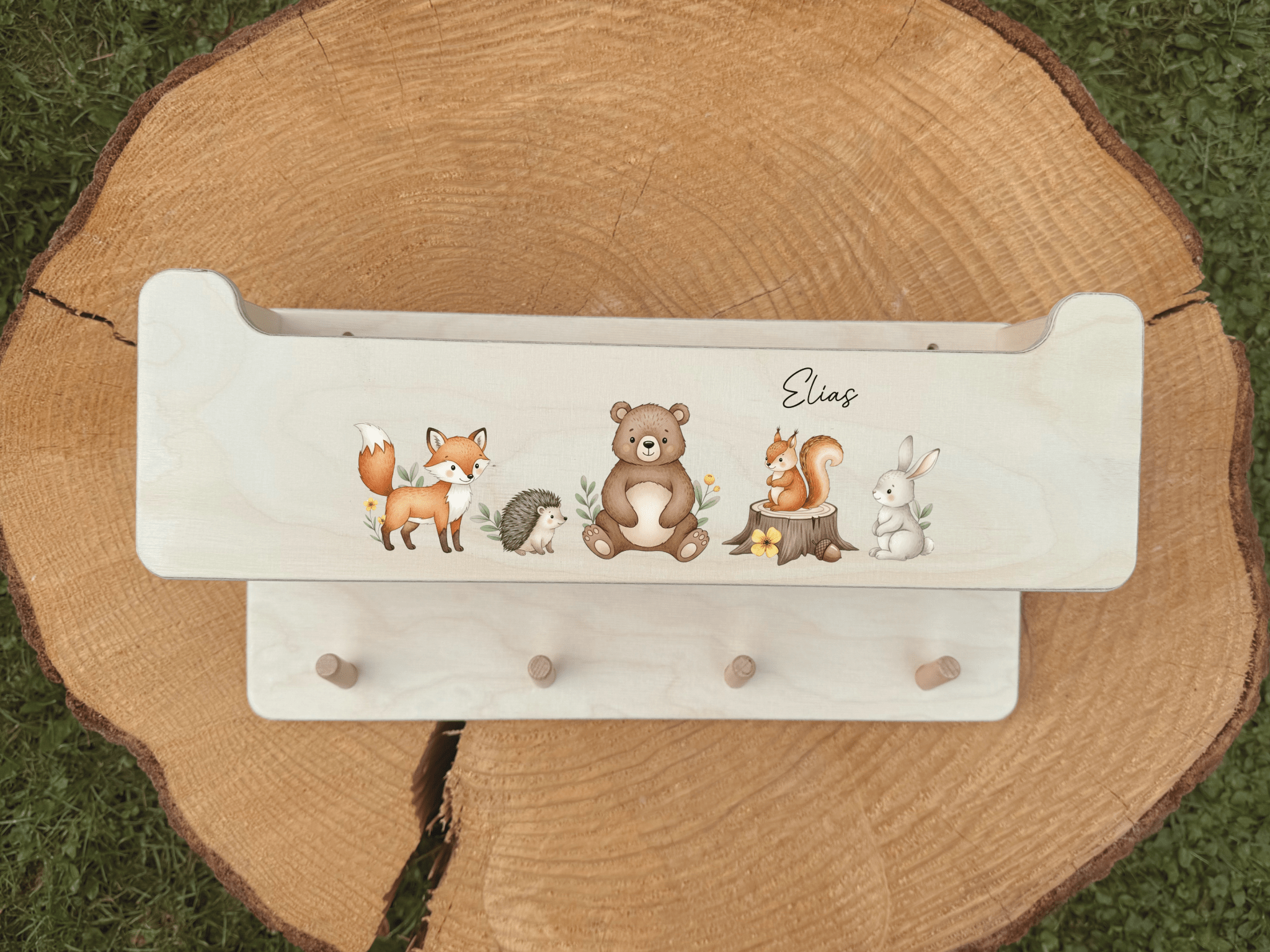 Kindergarderobe mit Mützenfach - besonderlich.de - außergewöhnliche garderobenständer
