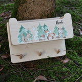 Kindergarderobe mit Mützenfach Waldfreunde - besonderlich.de - baby