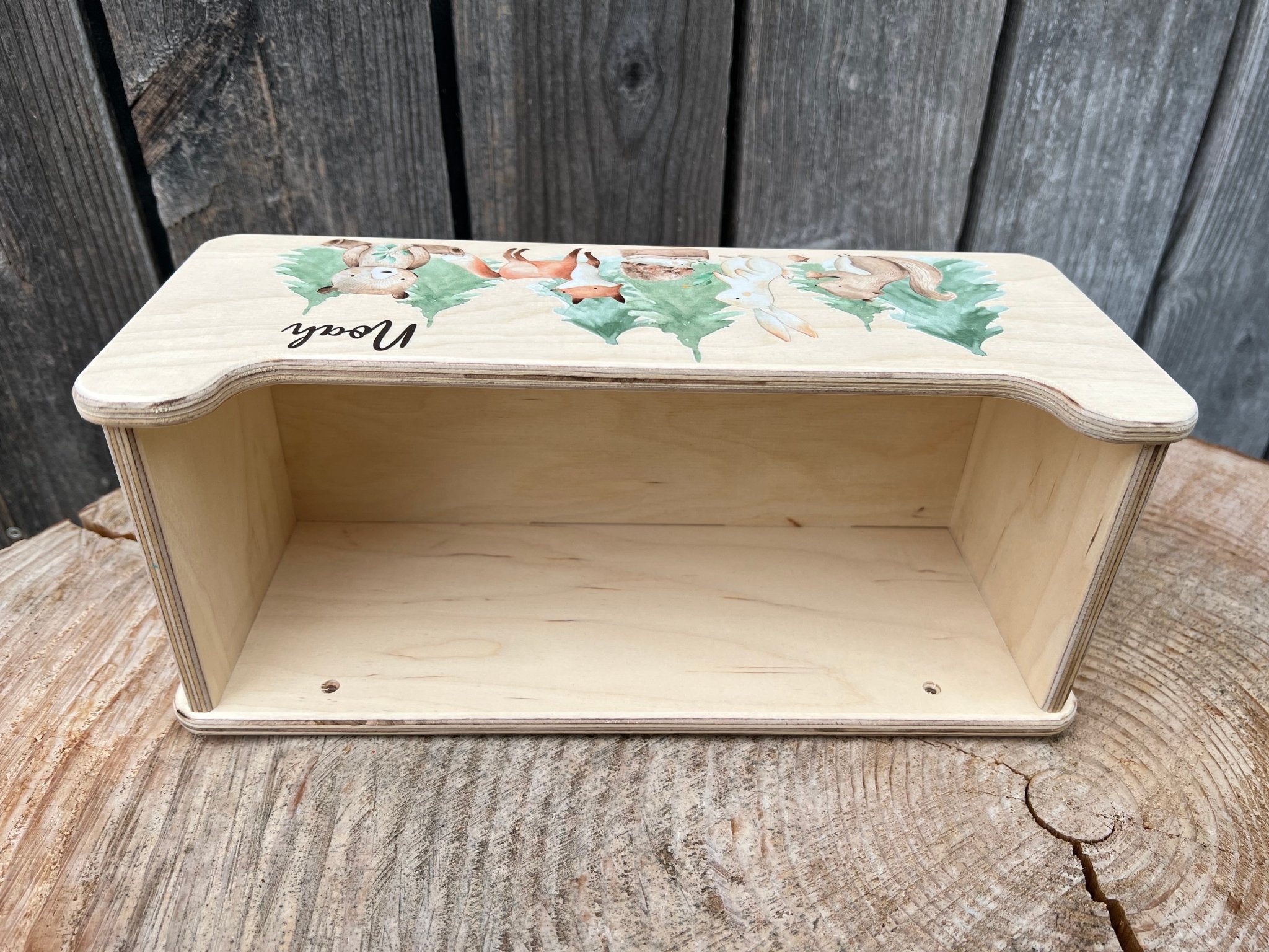 Kindergarderobe mit Mützenfach Waldfreunde - besonderlich.de - baby