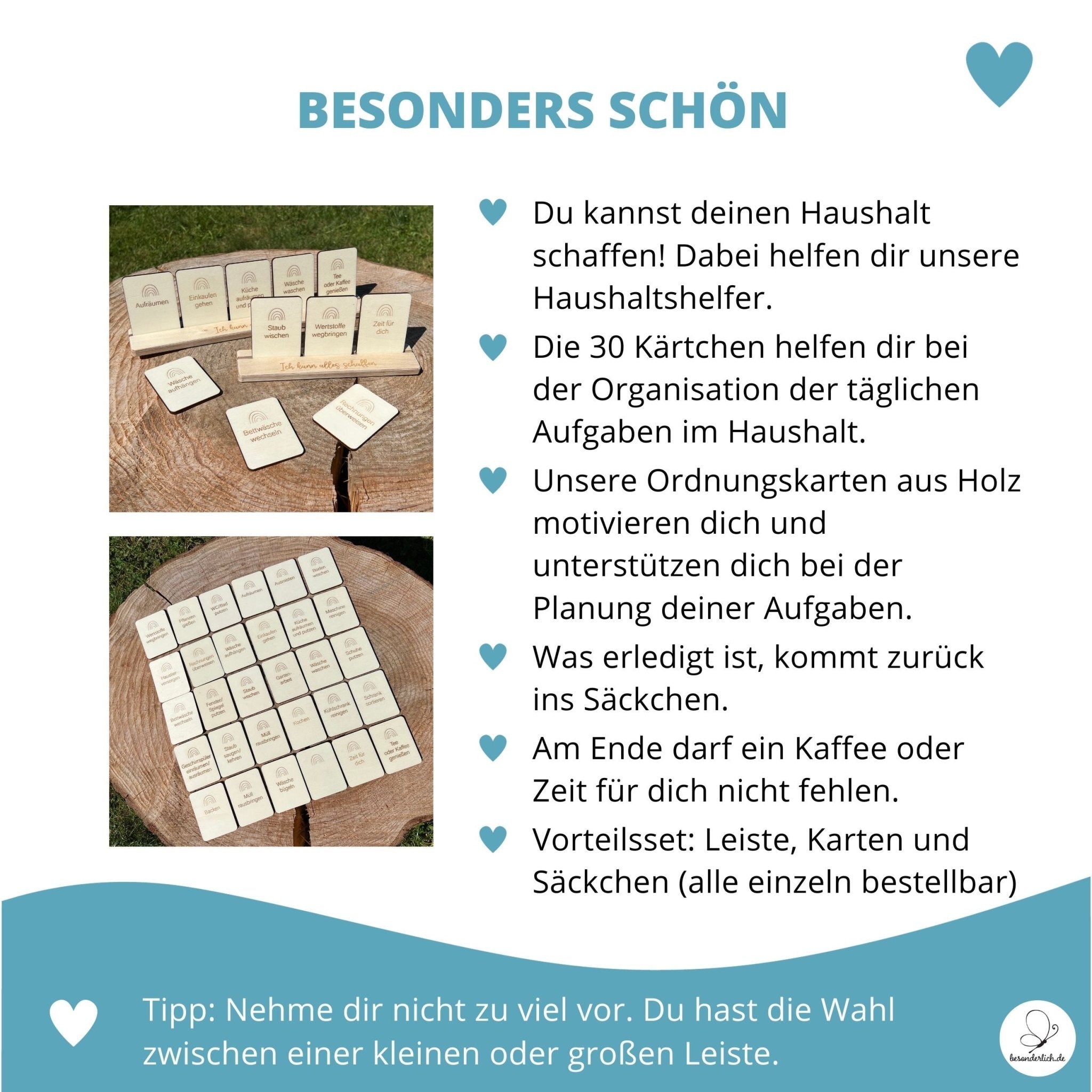 Leiste für den Haushaltsplaner - besonderlich.de - Aufgabenplaner