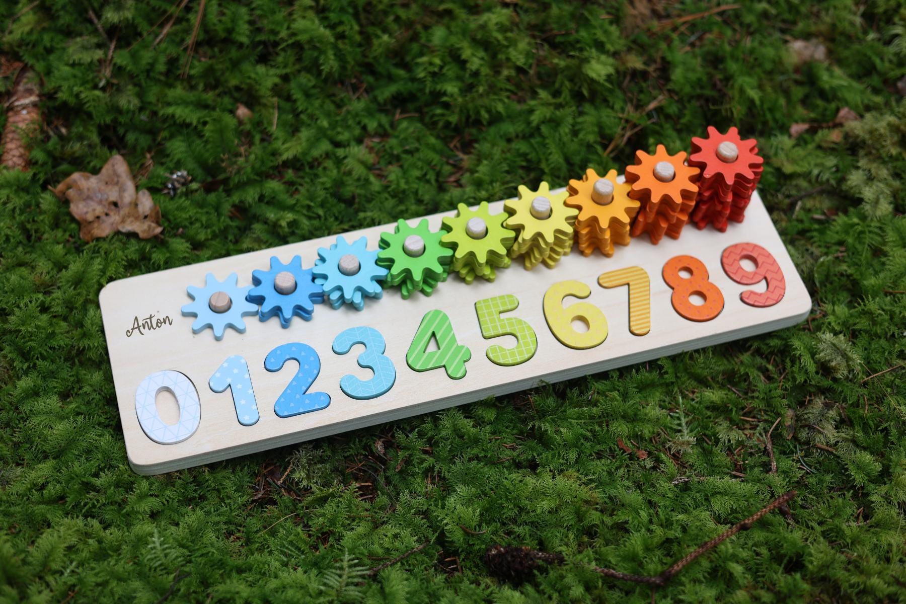 Lernspiel personalisier - besonderlich.de - Holzspielzeug