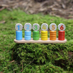 Lernspiel Zählen personalisiert - besonderlich.de - Holzspielzeug