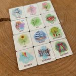 Monatskarten aus Holz - besonderlich.de - Datum Würfel