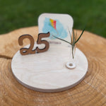 Monatskarten aus Holz - besonderlich.de - Datum Würfel