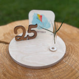 Monatskarten aus Holz - besonderlich.de - Datum Würfel