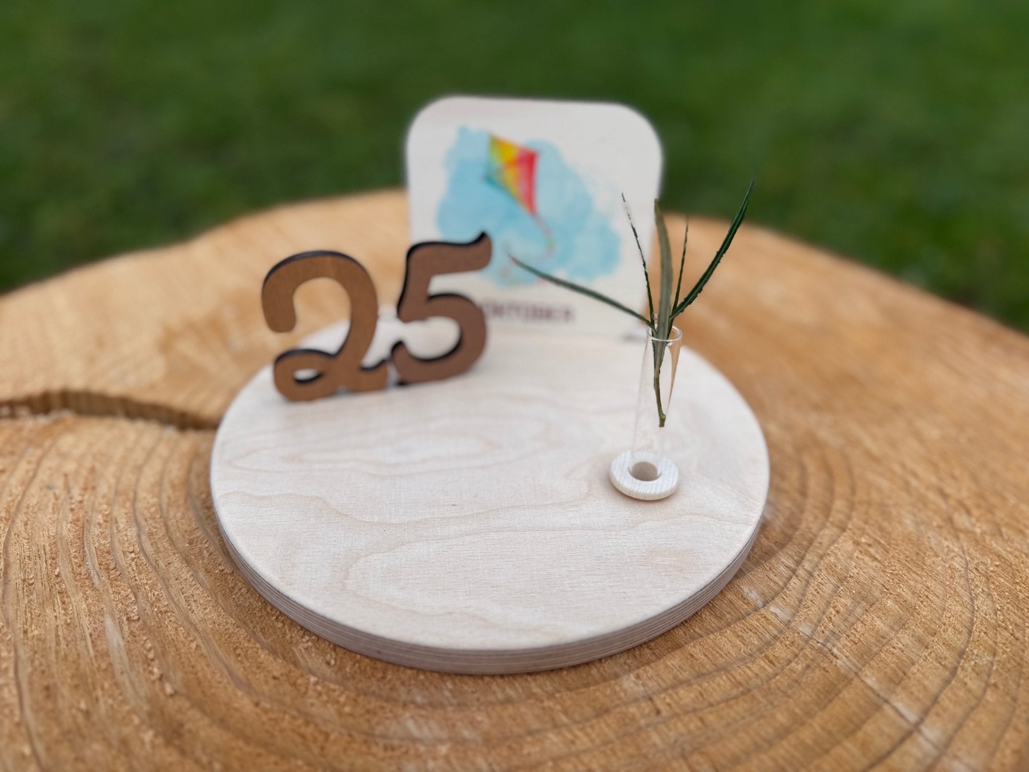 Monatskarten aus Holz - besonderlich.de - Datum Würfel