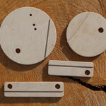 Monatskarten aus Holz - besonderlich.de - Datum Würfel